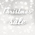 Christmas sale colorful white night stars background eps10