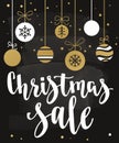 Christmas Sale. Royalty Free Stock Photo