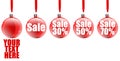 Christmas Sale Icon Royalty Free Stock Photo