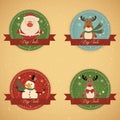 Christmas Sale Labels Royalty Free Stock Photo