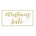 Christmas Sale Lettering Design.