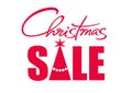 Christmas sale poster