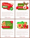 Christmas Sale Price Off, Cookies and Text Web