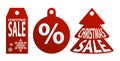 Christmas Sale Vector Royalty Free Stock Photo