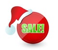 Christmas sale sign Royalty Free Stock Photo