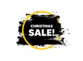 Christmas Sale. Special offer price sign. Vector Royalty Free Stock Photo