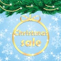 Christmas sale tag