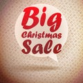 Christmas sale vintage design template.