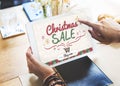 Christmas Sale Winter Promotion Offer Concept