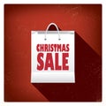 Christmas sales shopping bag concept design for