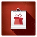 Christmas sales shopping bag concept design for