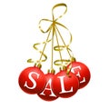 Christmas sales symbol