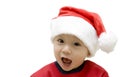Christmas santa baby Royalty Free Stock Photo