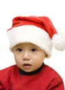 Christmas santa baby Royalty Free Stock Photo