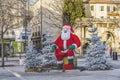 Christmas Santa Claus Ancient Roman Gate Augustus Nimes Gard France