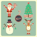 Christmas Santa Claus background Royalty Free Stock Photo