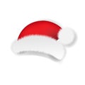 Christmas Santa Claus Cap White background Royalty Free Stock Photo