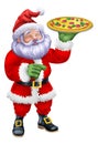 Christmas Santa Claus Father Christmas Pizza Chef