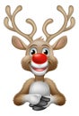 Christmas Santas Reindeer Cartoon Character