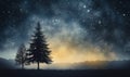christmas scenes, christmas forest, dark blue christmas trees, night stars, christmas background
