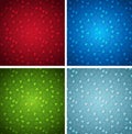 Christmas seamless abstract backgrounds set