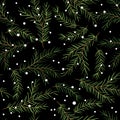 Christmas seamless background Royalty Free Stock Photo