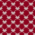 Christmas seamless knitted pattern background, Christmas and New Year Royalty Free Stock Photo