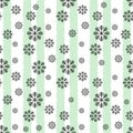 Christmas seamless pattern blue snowflake on white background eps10