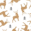 Christmas seamless pattern Royalty Free Stock Photo