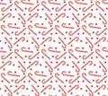 Christmas seamless pattern with candy cane. Christmas background. Christmas seamless texture, wallpaper, fabric. Vector Royalty Free Stock Photo