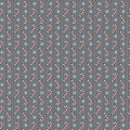 Christmas, seamless pattern Candy and snowflakes, on the striped back, gray Royalty Free Stock Photo