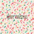 Christmas seamless pattern with pastel colored confetti