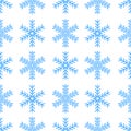 Christmas seamless pattern snowflake, geometric snowflake simple design christmas decoration