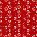 Christmas seamless pattern with snowflakes abstract background. White snowflakes. Vector illustration. Red background Royalty Free Stock Photo