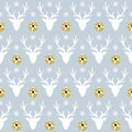 Christmas seamless pattern stock illustration