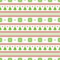 Christmas seamless pattern. Vector background.