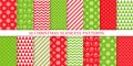 Christmas seamless pattern.  Vector illustration. Festive wrapping paper Royalty Free Stock Photo