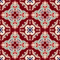 Christmas seamless pattern vector tiled