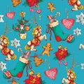 Christmas seamless pattern