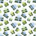Christmas seamless present pattern for new year gifts and birthday fabrics and notebooks and kids and wrapping paper