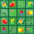 Christmas seamless quilt texture