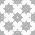 Christmas seamless snowflakes pattern. Holiday design. Vector monochrome background Royalty Free Stock Photo