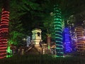 Christmas Season in Calderon Park in Cuenca Ecuador