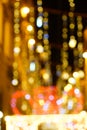 Florence Alley Christmas Lights Royalty Free Stock Photo