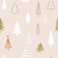 Christmas season vector seamless pattern.