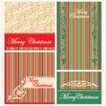 Christmas set of tags for invitations
