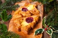 Christmas shape pastry Royalty Free Stock Photo