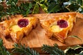 Christmas shape pastry Royalty Free Stock Photo