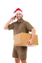 Christmas Shipment Is On The Way Royalty Free Stock Photo