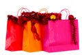 Christmas shopping brightened Royalty Free Stock Photo